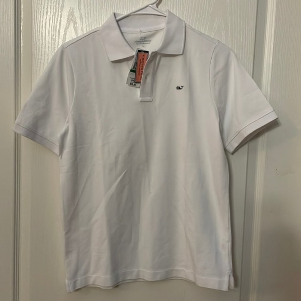 Boys Vineyard Vines Polo White NWT